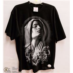 MENS SIZE XLARGE SULLEN VIRGIN MARY CRYING GRAPHIC