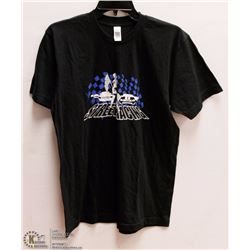 MENS SIZE MEDIUM STREET RACING BLACK T-SHIRT