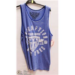 MENS SIZE MEDIUM REDEMPTION FAITH & HONOR BLUE