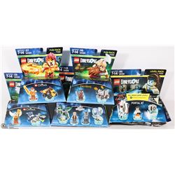 5 LEGO DIMENSIONS SETS INCLUDES 3 NEW FUN