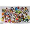 Image 1 : COLLECTION OF 95+ POP CULTURE STICKER DECALS