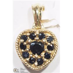 #16-STERLING SILVER GOLD PLATED REVERSIBLE