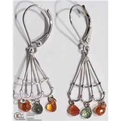 #36-14K WHITE GOLD FANCY COLOUR ORANGE AND