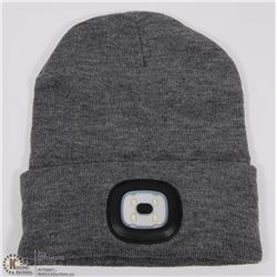 NEW X-CAP 4-LED HEAD LAMP TOQUE -GREY