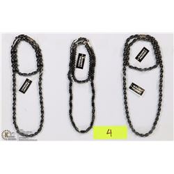 SET OF 3 MAGNETIC BEAD NECKLACE/BRACELET COMBOS