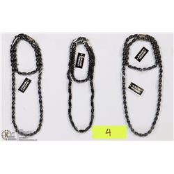 SET OF 3 MAGNETIC BEAD NECKLACE/BRACELET COMBOS
