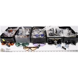 5 CASES OF QUALITY DESIGNER SUNGLASSES