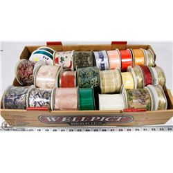 FLAT OF CHRISTMAS RIBBON