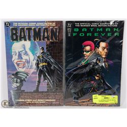 2 BATMAN MOVIE ADAPTATION COMICS