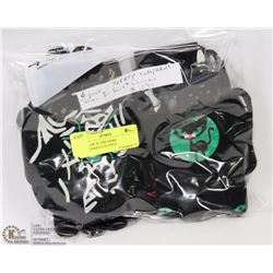 6PK GLOW IN THE DARK YOUTH/ADULT GLOVES