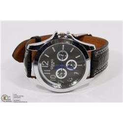 QIANG CHRONOGRAPH STYLE WATCH WITH NEW BATTERY.