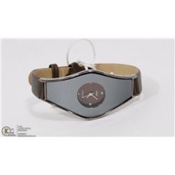ROCKY BROWN TONE/MIRRORED FASHION WATCH WITH