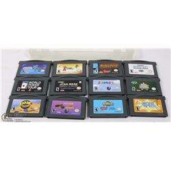 GAMEBOY ADVANCE GAMES. 12 IN TOTAL