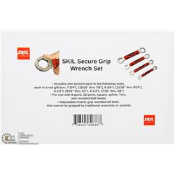 NEW SKIL SECURE GRIP WRENCH SET