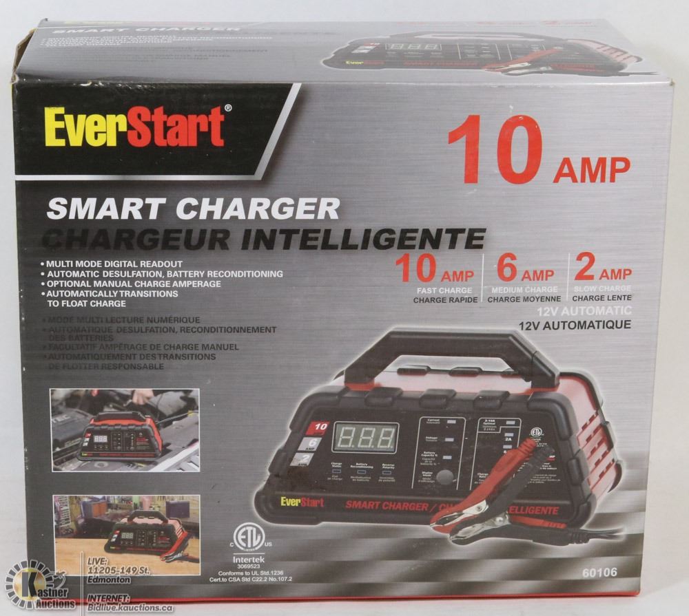 EVERSTART 10AMP SMART CHARGER