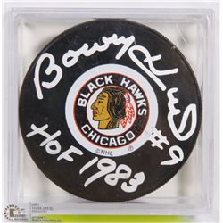 BOBBY HULL SIGNED CHICAGO BLACKHAWKS