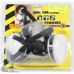 DUAL CARTRIDGE PAINT AND PESTICIDE RESPIRATOR