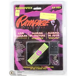 RAMPAGE BY AUDIOVOX CAR ALARM