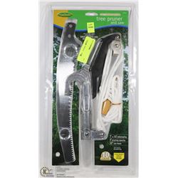 12' TELESCOPING TREE PRUNER AND SAW