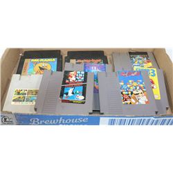 8 NES CARTS INCLUDING DR. MARIO, SUPERMARIO