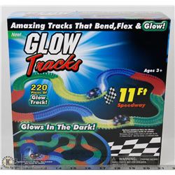 NEW GLOW TRACKS LED 11' SPEEDWAY SET
