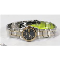 NEW LADIES GOLD TONE AND STAINLESS LADIES WATCH