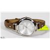 Image 1 : NEW LADIES LEATHER BAND FOSSIL WATCH