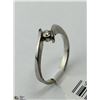 Image 1 : 62) 10KT ROUND CUT SOLITAIRE DIAMOND RING,SIZE 6.5