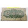 Image 2 : DOMINION OF CANADA 25 CENT BANK NOTE JAN 2 1900