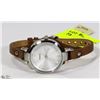 Image 1 : NEW LADIES FOSSIL LEATHER BAND WATCH