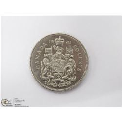 1970 CANADIAN 50 CENT PIECE
