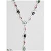 Image 4 : 5) STERLING SILVER GEMSTONE 5PC JEWELLERY SET