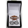 Image 1 : NEW HARLEY DAVIDSON BAR CRYSTAL EARRINGS