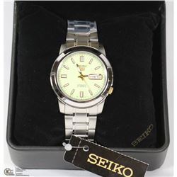 NEW SEIKO MENS WATCH WITH GIFTBOX