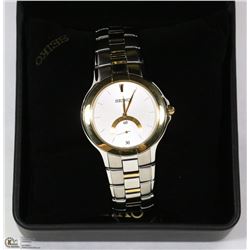 NEW MENS SEIKO GOLD/SILVER TONE WATCH WITH GIFTBOX