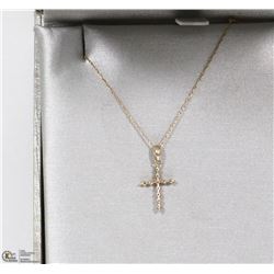 GOLD CHAIN WITH CROSS