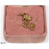 Image 1 : 10KT GOLD FLOWER PENDANT