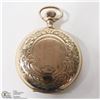Image 2 : WALTHAM 17 JEWEL POCKET WATCH SIZE 16, STEM WIND