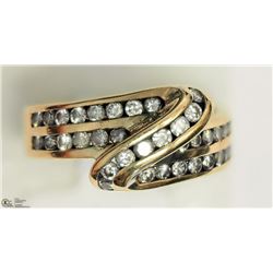 15) 14KT YELLOW GOLD DIAMOND RING