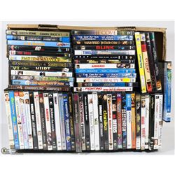 LOT OF APPROX 63 DVDS.
