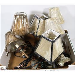 FLAT OF 3 PAIRS OF NEW MINI LAMPS.