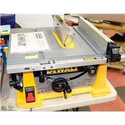 FULL SIZE DEWALT TABLE SAW WITH MANUAL