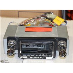 WORKING MUSTANG KENWOOD KRC-512 CASSETTE DECK.
