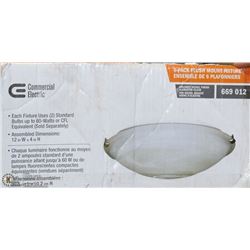COMMERCIAL ELECTRIC FLUSH MOUNT LIGHT FIXTURE