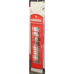 ENGLISH PHONE BOOTH CANVAS ART PICTURE 8X45
