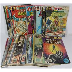 40 VINTAGE  CHARLTON COLLECTORS COMICS