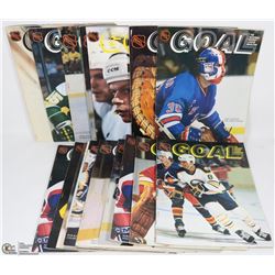 17 VINTAGE NHL MAGAZINES