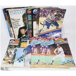 22 VINTAGE HOCKEY BOOKS/MAGAZINES