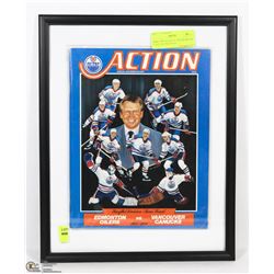 1986 STANLEY CUP OILERS VS CANUCKS PROGRAM.