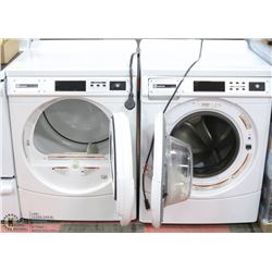 MAYTAG COMMERCIAL 3.7CUFT WASHER DRYER SET